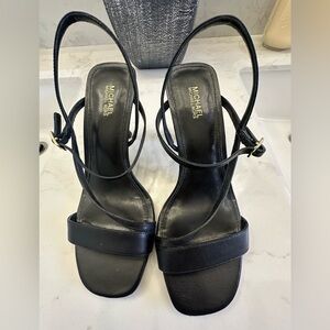Michael Kors Black Strappy Heels - Size 6 1/2